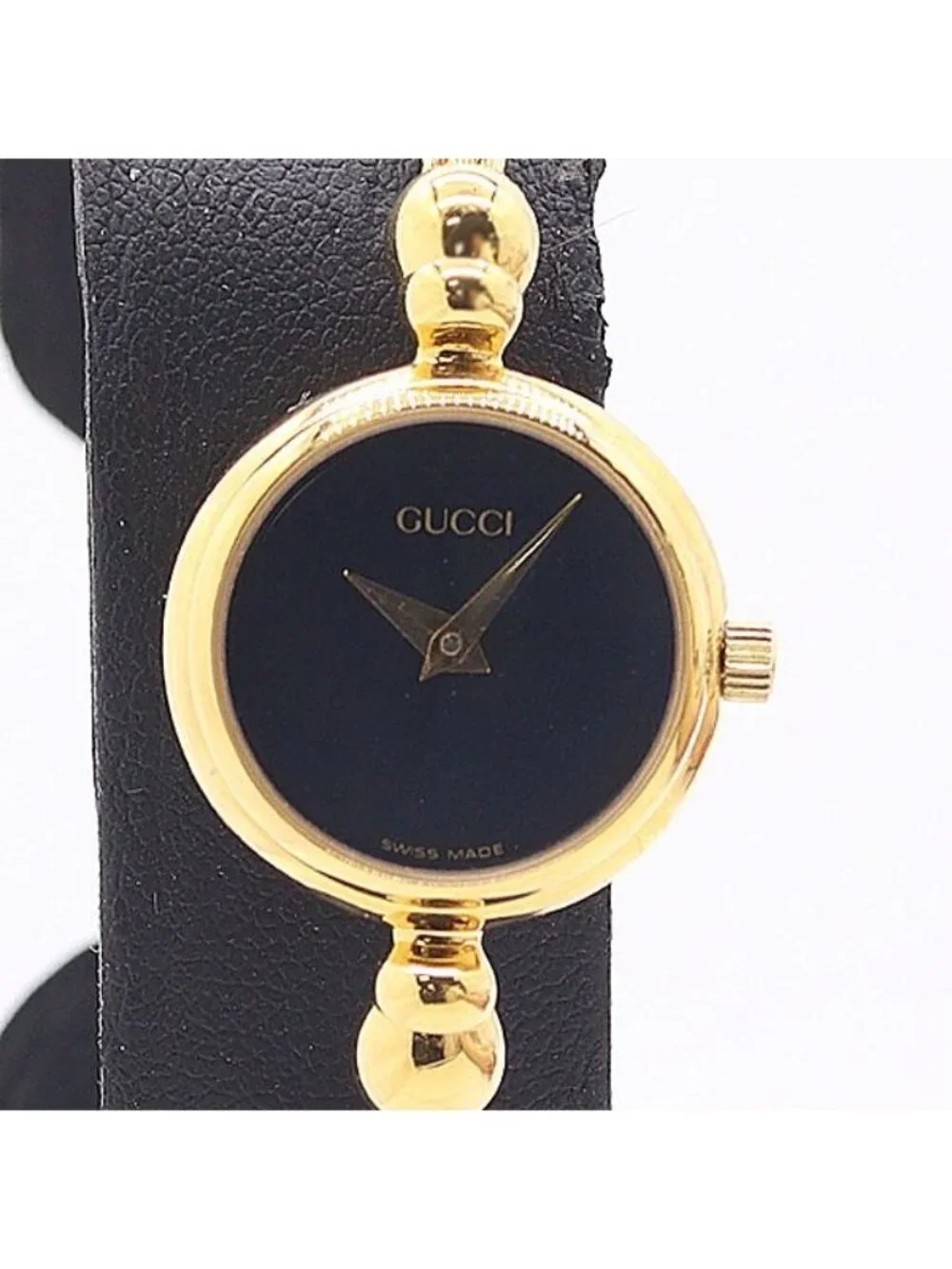 Gucci Bangle Watch 2700.2 L Black Dial